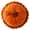 Orange, variant on Ludlz Seat Pillow Ruffle Super Soft Comfortable Touch Full Filling Elastic Decorative Round Office Nap Back Support Plush Pillow Home Supplies