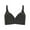 Black, variant on Honeeladyy Womens Plus Size Bra Embroidered Glossy Comfortable Breathable Bra Christmas Gifts for Girlfriend #Jb-36