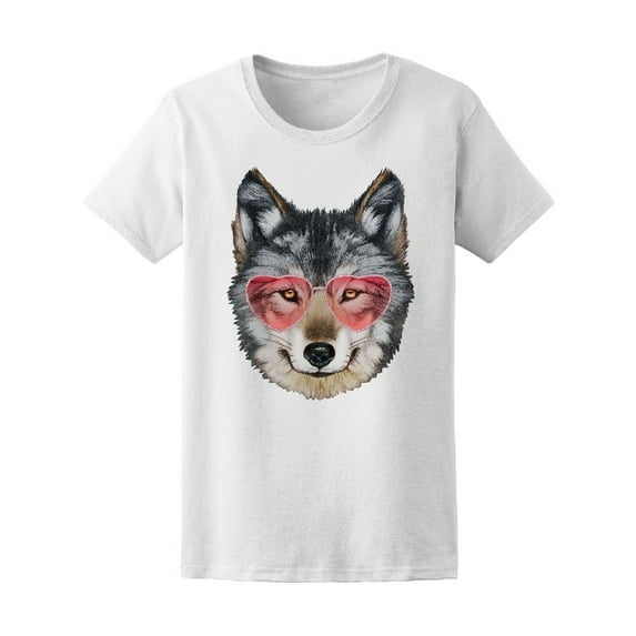 Wolf With Pink Sunglasses T-Shirt Men -Image by Shutterstock, Male 3X-Large