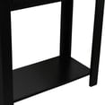 thumbnail image 4 of HomeRoots 469019 24 in. Black End Table with Shelf, 4 of 6