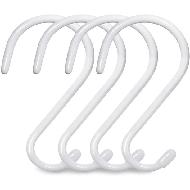 Large Vinyl Coated S Hooks 6 Inch Utility S Hooks Heavy Duty for Hanging  Plants and Kitchenware Spoons Pans pots Utensils Clothes Gardening and  Patio