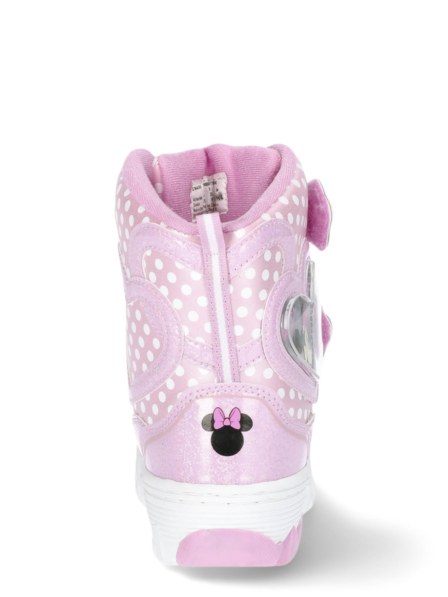 Disney Toddler Girls Minnie Mouse Snow Boots, Sizes 7-12