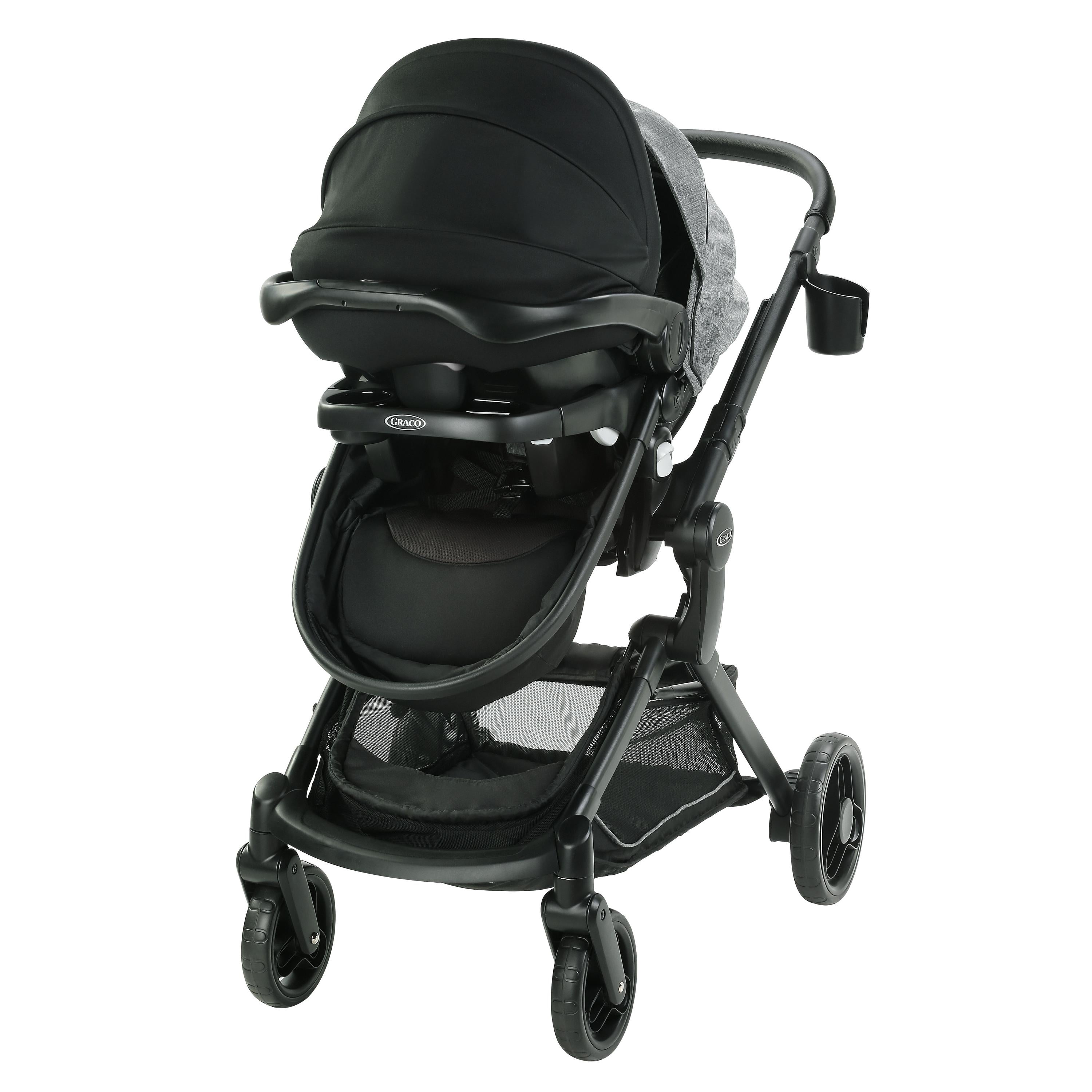 Graco Modes Nest Travel System, 3-in-1 Baby Stroller and Infant Car Seat Combo, Rear-Facing from 1.8-16 kg (4-35 lb)