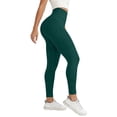 thumbnail image 3 of Certgust Hot Sales Under $20 High Waisted Workout Leggings for Women High Waisted Leggings for Women Tummy Control Soft Opaque Printed Yoga Pants Full Length Capri Workout, 3 of 7