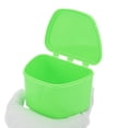 thumbnail image 3 of Unique Bargains 1 Pc Braces Box Portable Denture Cases Cyan, 3 of 5