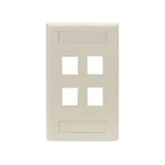 Black Box GigaStation2 4 Socket Network Faceplate WPT476