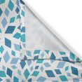 thumbnail image 3 of Ambesonne Teal Kitchen Curtains, Abstract Mosaic Blue Tones, 55"x45", Slate Blue Turquoise, 3 of 3