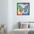 thumbnail image 3 of Cuadros Decorativos 5D diamante pintura mariposa DIY taladro redondo mosaico Likrtyny embutido en tela, 3 of 6