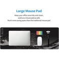 thumbnail image 2 of Japanese Sea Wave Large Gaming Mouse Pad The Great Wave Kanagawa 31.5x11.8in Extended Keyboard Mat Non-Slip Rubber Base Stitched Edges Home Office Essential, 2 of 6