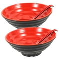 thumbnail image 4 of SWETRACE Ramen Bowl Set Family Gatherings Red 1 Set, 4 of 8