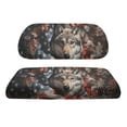 thumbnail image 2 of Pzuqiu 2 Piece Wolf American Flag Golf Cart Seat Covers - Breathable Washable Universal Fit for 2-Seater Golf Carts, Protective Durable Seat Covers, 2 of 10