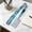 Light Blue, variant on White Polyester Lanyard, Breakaway Strap with ID Card Holder for Employee Badge, Key, and Name Tag for Work and Travel