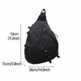 thumbnail image 4 of Mens and womens crossbody bags shoulder bags largecapacity casual bags sports bags drop bags outdoor chest bags, 4 of 5
