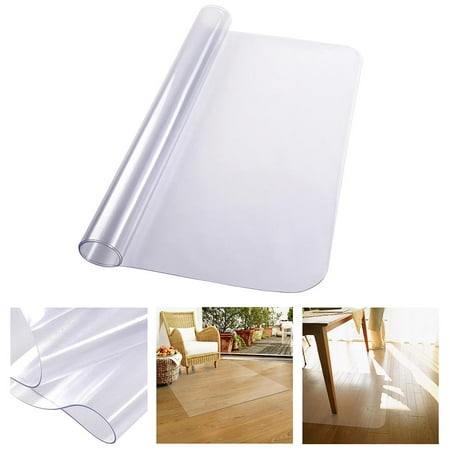Yescom 48 X 36 Clear Rectangle Pvc Floor Mat Protector 1 5mm