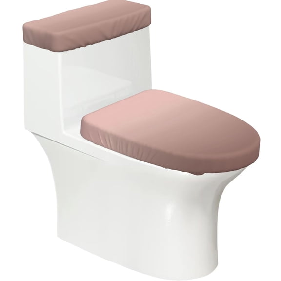 Toilet Lid Cover Set Of 2 Soft Stretchy Toilet Tank And Lid Cover For Most Toilets Great Gift For Housewarming Rose Gold Gradient