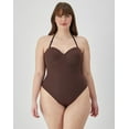 thumbnail image 5 of Maidenform Multiway Tummy Control Shapewear Thong Bodysuit, Built-in Balconette Bra Just Brown L Women's, 5 of 10