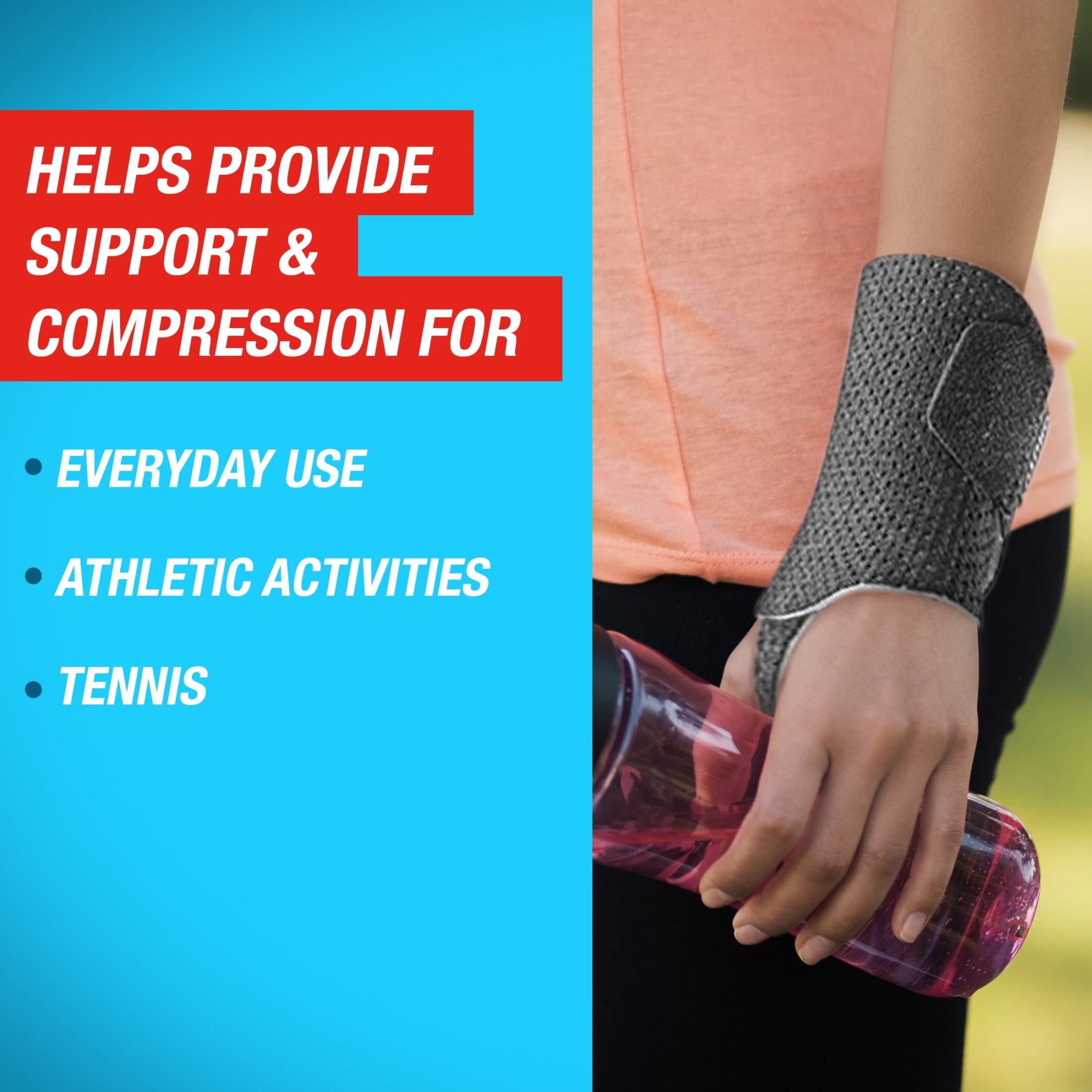 ACE Brand Adjustable Performance Comfort Wrist Support, 1 Support