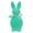 cyan, variant on DEELLEEO Easter Decorations - 5.5inch Pastel Flocked Bunny Kit - Spring Table Centerpieces Indoor Decor - Bunnies Decoration Set for Home & Party Red 2pcs