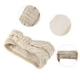 thumbnail image 3 of Unique Bargains 1 Pce Bandeau Confortable Tricoté Beige, 3 of 6