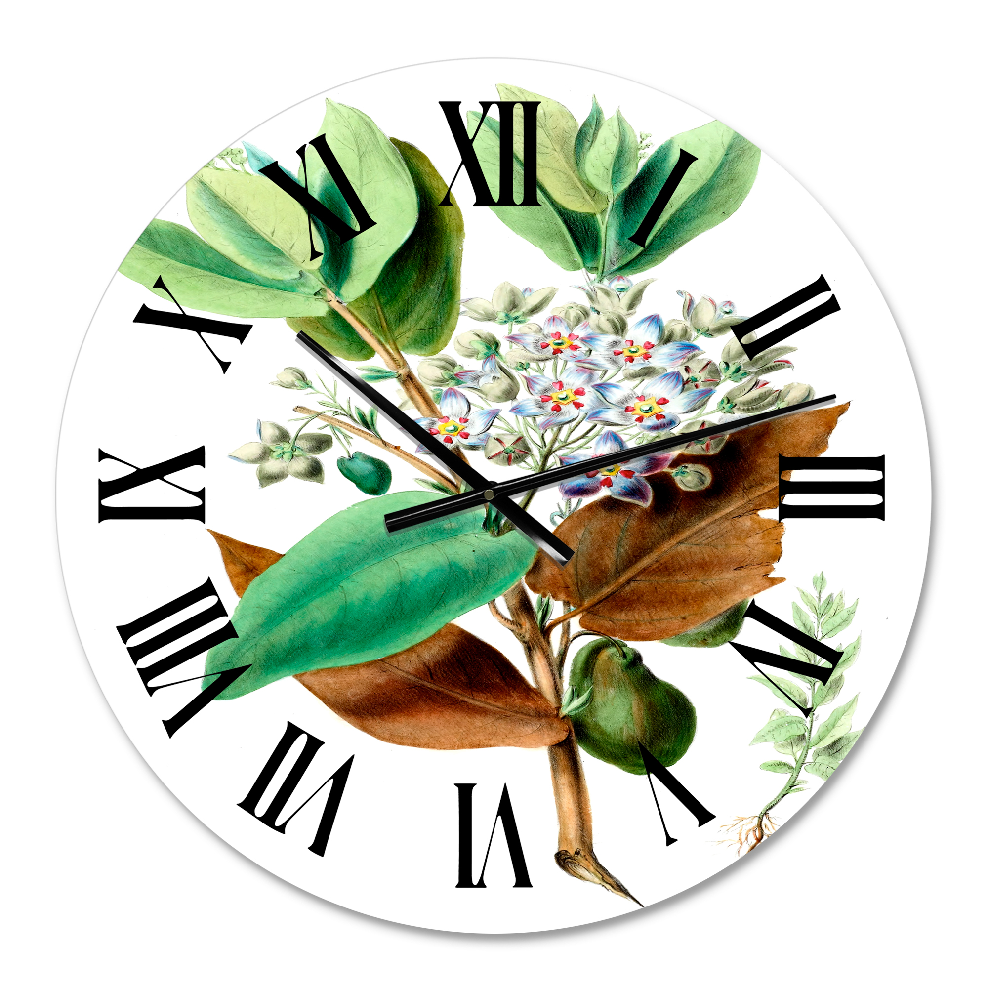 Designart 1 in Quartz Traditional Wall Clock