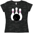 thumbnail image 3 of Inktastic Bowling Pins (pink) Women's T-Shirt, 3 of 5