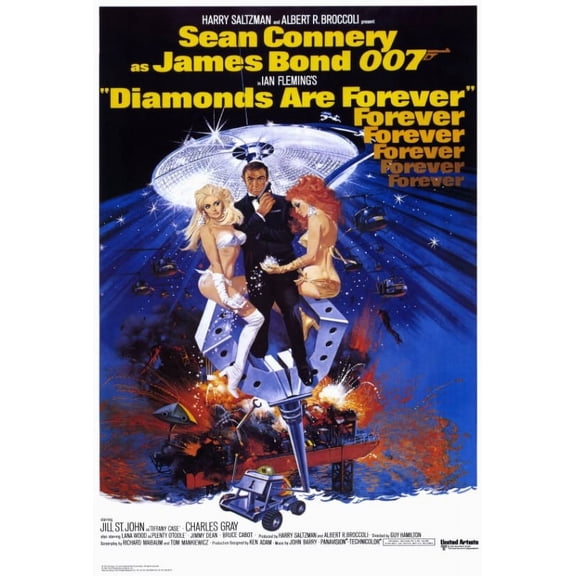 Diamonds Are Forever Movie Poster Print (27 x 40) - Item # MOVAF6198