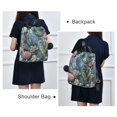 thumbnail image 3 of FORMRS Women's Travel Backpack Purse Anti-Theft Hidden Pockets Casual Shoulder Bag, Sea Plants Pattern, 3 of 6