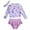Purple, variant on Girls Swimsuit Stylish Girls Bikini Set Two Piece Swimwear Cute Cutout Design Bathing Suit for Kids Size:7-8 Years