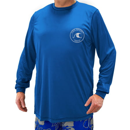 H2O Sport Tech Big & Tall Long Sleeve Swim Shirts (Best Big And Tall Websites)