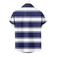 thumbnail image 6 of Mens Shirts Casual Short Sleeve Buonnn Up Lapel Cardigan Tee Shirt Fashion Color Blocked Stretch Outdoor Shirts S, 6 of 6