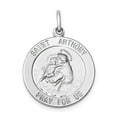thumbnail image 3 of 925 Sterling Silver Saint Anthony Medal, 3 of 5