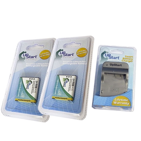 2x Pack - Olympus Tough TG-620 his Battery   Charger - Replacement for Olympus LI-50B Digital Camera Battery and Charger (1000mAh, 3.7V Lithium-Ion)