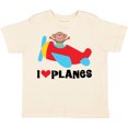 thumbnail image 3 of Inktastic Airplane I Love Planes Boys Toddler T-Shirt, 3 of 5