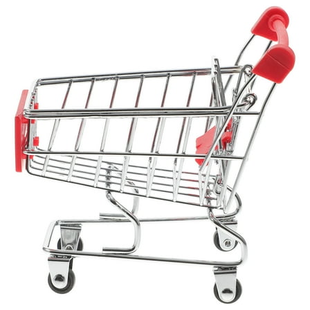 MUSEYA Metal Shopping Cart Household Adornment 2Pcs