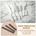 thumbnail image 4 of Knife Tip Protector Cover, Plastic Blade Tip Guards for Kitchen Knife Tip Protection Sleeve 0.43" x 1.14", 4 of 6