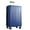 Blue, variant on 24 Inch Lightweight ABS Hard Shell Suitcase with Smooth Double Spinner Wheels and TSA Lock