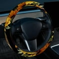 thumbnail image 2 of Panda Sunflower Printed 14.5 Inch PVC Leather Steering Wheel Cover - Auto Accessories for Car Wheel Covers, 2 of 6