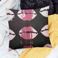thumbnail image 2 of SHANXI Throw Pillow Covers Home Decor Pink Women Makeup Pillow Cases Decorative 18x18in, 2 of 5