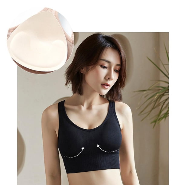 Top Corto Amortiguador Macarena para Mujer XL Negro