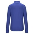 thumbnail image 5 of Sevevn Womens Basic Turtleneck Long Sleeve Slim Fit Top Soft Stretchy Mock Neck Shirt Casual Layering Tee for Fall Winter Blue L, 5 of 7