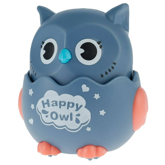 Jouet Hibou Classique à Remonter Hibou Drôle Voiture Inertielle Animal Jouet à Rétrofriction Piles Nécessaires pour Garçons Filles Enfants Tout-Petits
