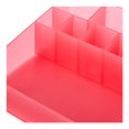 thumbnail image 2 of Organizador Multiusos Mainstays Plástico con 9 Divisiones Cuadrado Color Coral Transparente, 2 of 2
