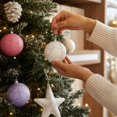 thumbnail image 6 of Qwtwty 12 Pcs Shatterproof Christmas Ornaments Set, Colorful Christmas Tree Hanging Baubles for Holiday Wedding Party Decor, 6 of 7