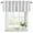 Gray, variant on Grey Striped Curtain Valances for Windows, Kitchen Valance Window Treatments Panel 2 Pack, Modern Farmhouse Gray White Stripes Rod Pocket Short Curtains for Bathroom Bedroom 42 x 12 Inch