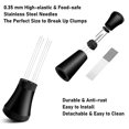 thumbnail image 5 of Herramienta para dispensar café expreso: prensador de café con resorte de acero inoxidable 304 de 58 mm con base plana, como se muestra, como se muestra, 5 of 5