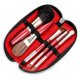 thumbnail image 1 of Protable Mini Makeup Brushes Set with Travel Case,5PCS Cosmetic Brushes Kit(Natural and Synthetic Hair)-Includes Foundation-Contouring-Blending-Blush, 1 of 4