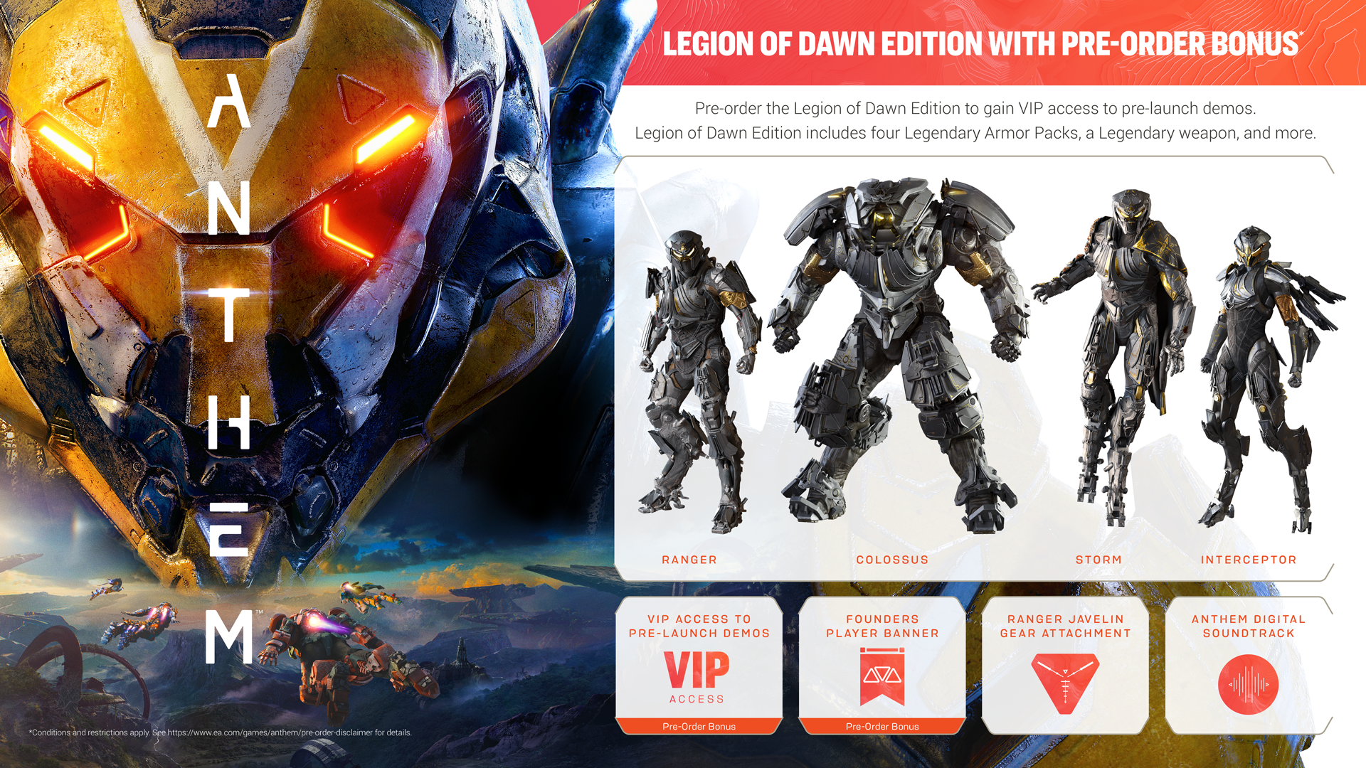 Anthem Legion Of Dawn Electronic Arts Playstation 4 - frostbite legion roblox