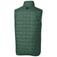 thumbnail image 3 of Cutter & Buck Heather Green Michigan State Spartans Primary Team Logo Rainier PrimaLoft Eco Insulated Full-Zip Puffer, 3 of 3