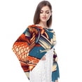 thumbnail image 4 of Fish Chiffon Translucent Light Breathable Silk Scarf 180*73, 4 of 6