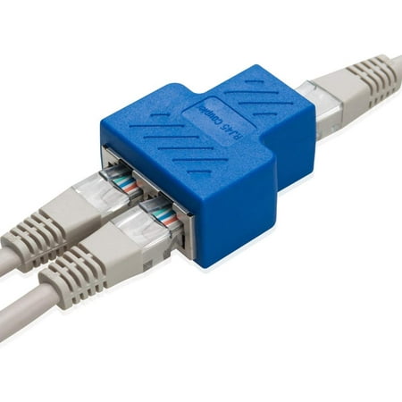 Câble Répartiteur RJ45 Femelle à 2 RJ45 Femelle Lan Ethernet Câble